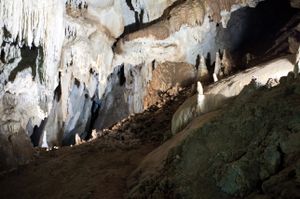 'Down the Rabbit Hole' - Grotte is Zuddas, Santadi, Sardinia, Italy © Mireille Schellhorn 2012