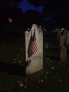 Old Dutch church - historic Kingston NY nite