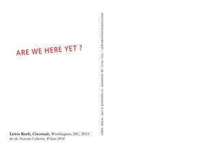 "Crossroads," Winter 2016-back.