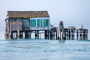Isle of Pellestrina, Venetian lagoon, February 20, 2022