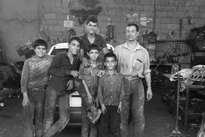 Shir Aqa and his freinds at work