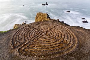 Labyrinth. Lands End, San Francisco, CA. © David Gardner