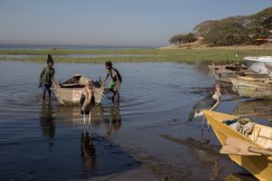 Men at Fishermen Work #5