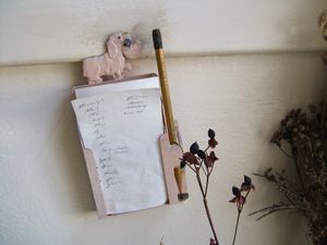 studio house artifact from the original occupants, Madison, WI, 2008,