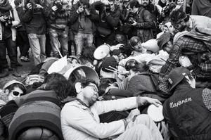 Public demonstration and photojournalists