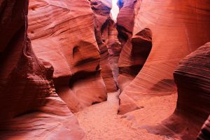 Secret Antelope Slot Canyon in Page, Arizona