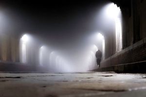 A bridge of fog