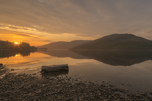 Sunrise, Ullswater. The Lake District, UK