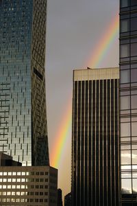 Rainbow Ends in Downtown Seattle