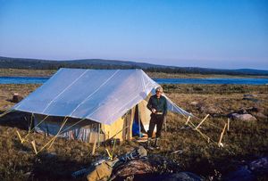 Self-portrait, Northwest Territories, Canada, 1979