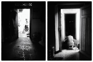 Behind the Line - In the daily routine, my mom run activities as the owner of a food stall, shop raw materials, purchase and prepare all purposes in addition to the house, in the morning. After that she prepared breakfast and all purposes father after about 1 hour sunbathing in the backyard.© Indra Widi