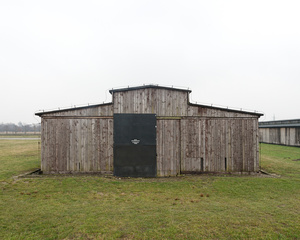 Prisoners' Barracks, Replica, Auschwitz Memorial and Museum, 2016
