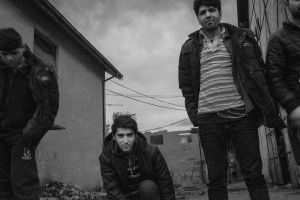 A group of afghan refugees