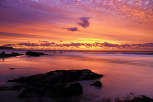 Cape Peninsula, Sunset/Springtime 2015, a sunset at Noordhoek beach, one of my favorite spots on the Atlantic Ocean, along the Cape Peninsula, South Africa.