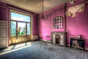 Pink bedroom