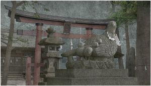 Pheasants at Ooyaba Hikawa Jinja Shrine, Saitama