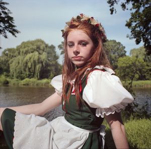 Maifest Maiden, Bavarian Festival, Frankenmuth, Michigan, 2010