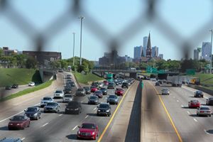 © Nicholas Gregory.     This stretch of highway used to be Detroit's most crowded neighborhood. Once known as "Paradise Valley" this lively ghetto was home to a vibrant art and music scene.