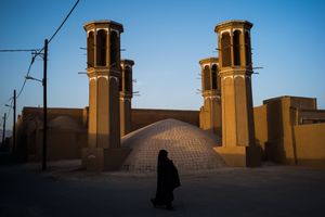 Badgirs in Yazd.