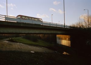 Bus on Bridge