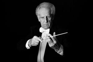 Conductor Benjamin Zander Portrait Session