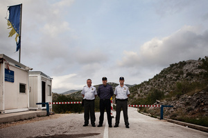 Miso, Kresimir and Stanislav. Border Police