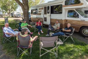 Getting Reacquainted at the GTG. Baker City, OR.   ©David Gardner