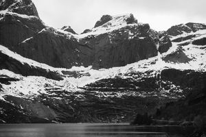 THE OLD CABIN BY THE FROZEN WATER