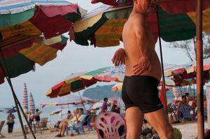 Beach Pose, Weizhou Guangxi, 2012 © Scott Conarroe