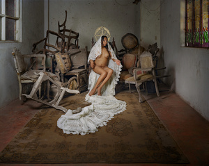 Leyla, from the series Virgenes de la Puerta, 52"x42", 2014