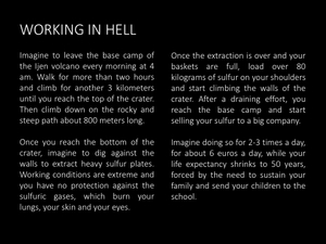 Working in hell