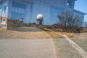 North Truro Air Force Station (AFS; closed); Federal Aviation Administration, VHF omnidirectional range/Tactical air navigation system (VORTAC) and radar site, part of the Joint Surveillance System, designated by NORAD as Eastern Air Defense Sector Ground Equipment Facility J-53; Highland Center, Cape Cod National Seashore, Truro, Massachusetts, Saturday, April 25, 2020 at 1:30 PM
