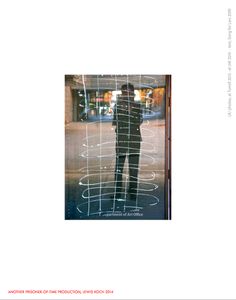 2014, back, archival pigment print (color photograph, with text).