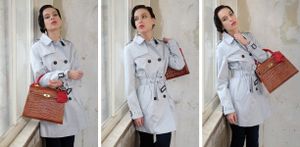 Trenchcoat and Kelly Bag