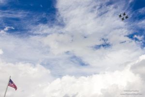 USAF Thunderbirds and American Flag