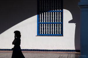 Shadow and Architecture, Santiago de Cuba.