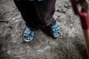 The majority of workers both male and female are not supplied with adequate protective clothing. Sandals are the foot wear of choice for most workers. Those who have protective foot wear often complain about the discomfort of wearing them.