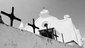 One missing, Chiesa del Soccorso, Forio, Ischia Island