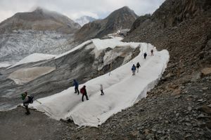 The glacier.