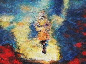 Godess descending