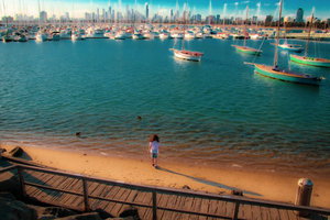 AT ST. KILDA PIER