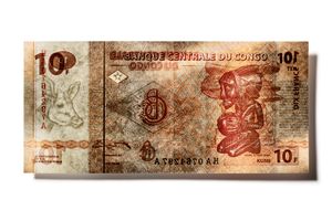 KONGO 10 FRANCS rear, 2003