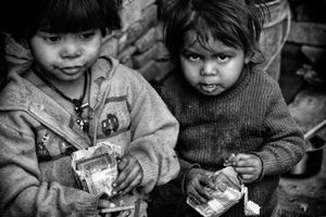chilhood in slums