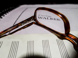 Composer George Walker's glasses