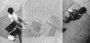 Roscoe, Malachi and Lester, from above. Chicago 1965