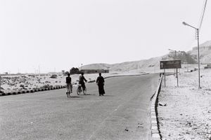 "Man on the road"