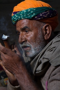 Camel Herder smoking