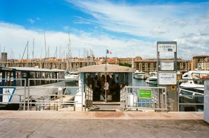 Marseille's Ferry Boat about to depart.