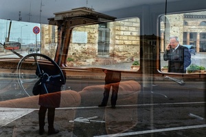 Through a Rolls Royce window