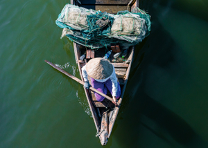 Fisherwoman in Hoi An.